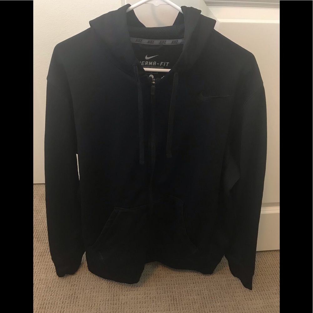 Black Nike zip up jacket